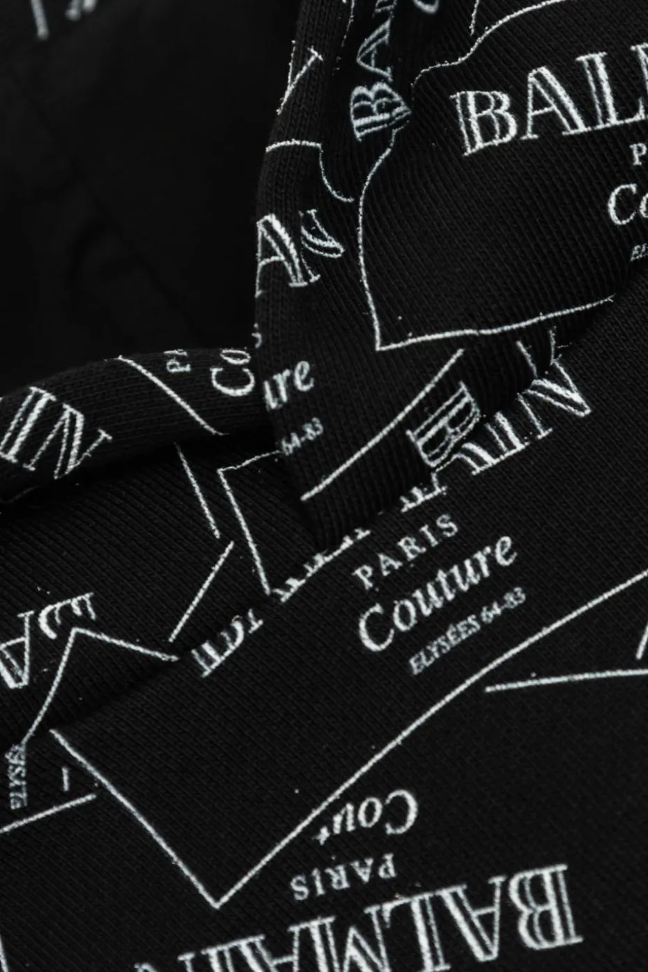 Balmain Kids BLACK Sweatshirt with logo