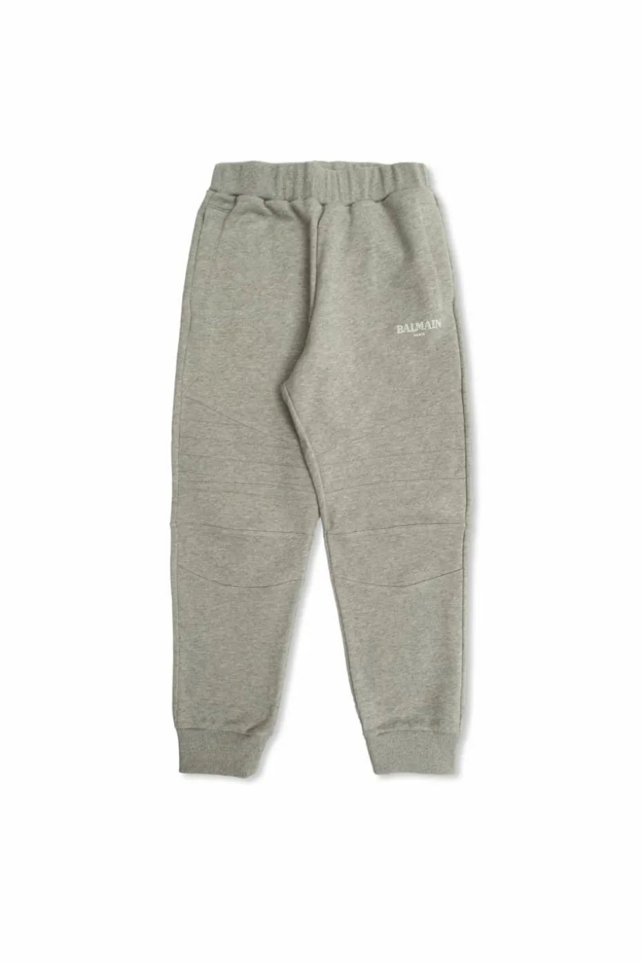 Balmain Kids GREY Sweatpants with logo