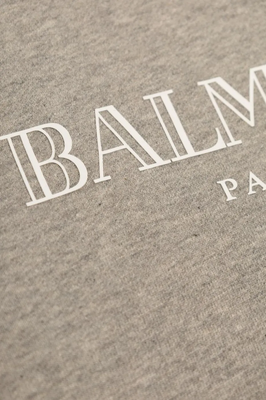 Balmain Kids GREY Sweatshirt with printed logo