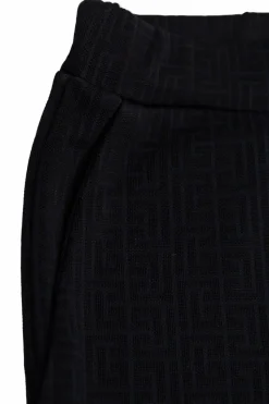 Balmain Kids NAVY BLUE Monogram pants
