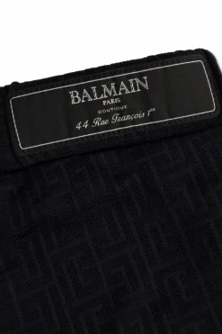 Balmain Kids NAVY BLUE Monogram pants