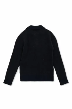 Balmain Kids NAVY BLUE Sweater with patch