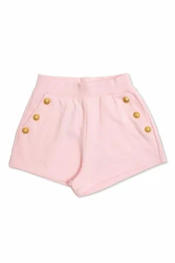 Balmain Kids PINK Cotton shorts