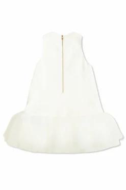 Balmain Kids WHITE Dress with buttons