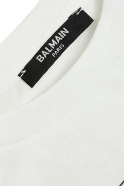 Balmain Kids WHITE T-shirt with logo