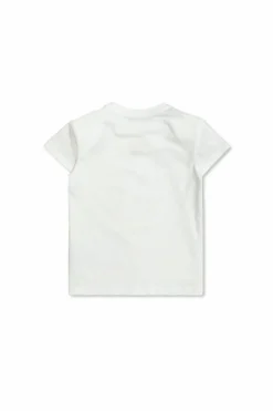Balmain Kids WHITE T-shirt with embroidered logo