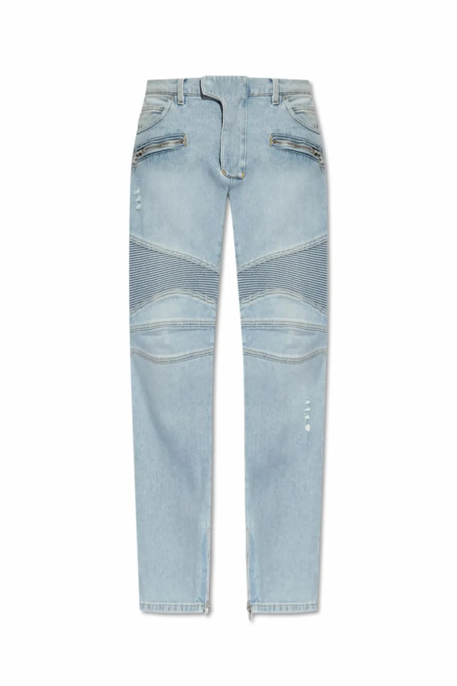 Balmain light blue Jeans with logo