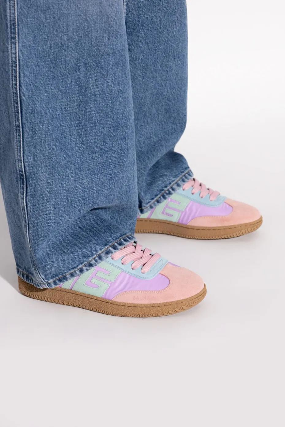 Balmain MULTICOLOUR "Swan" sports shoes