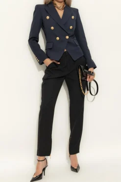 Balmain NAVY BLUE Blazer with buttons
