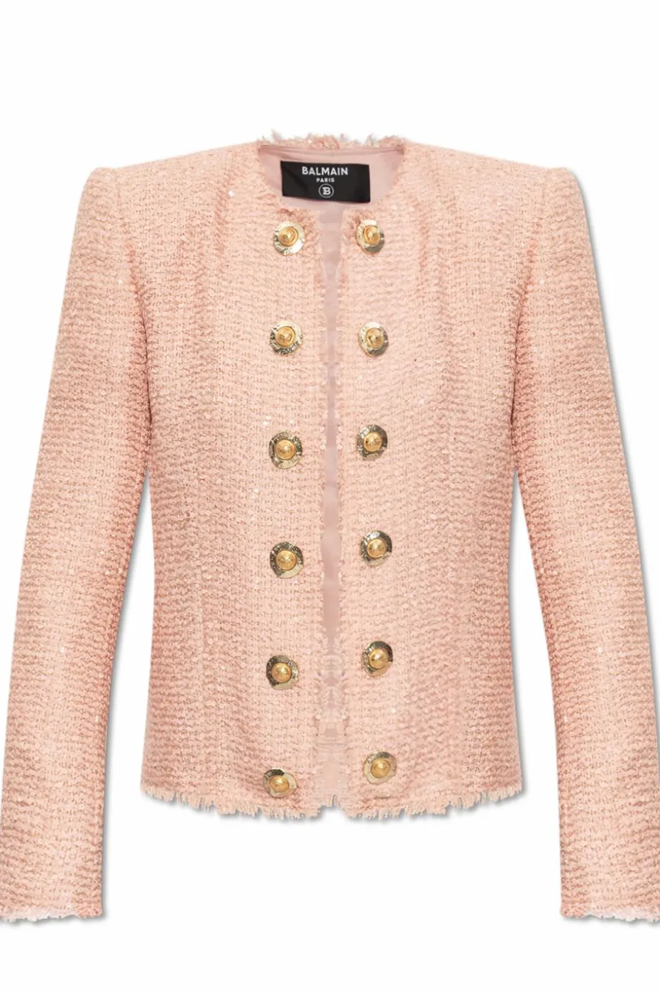 Balmain PINK Sequin blazer