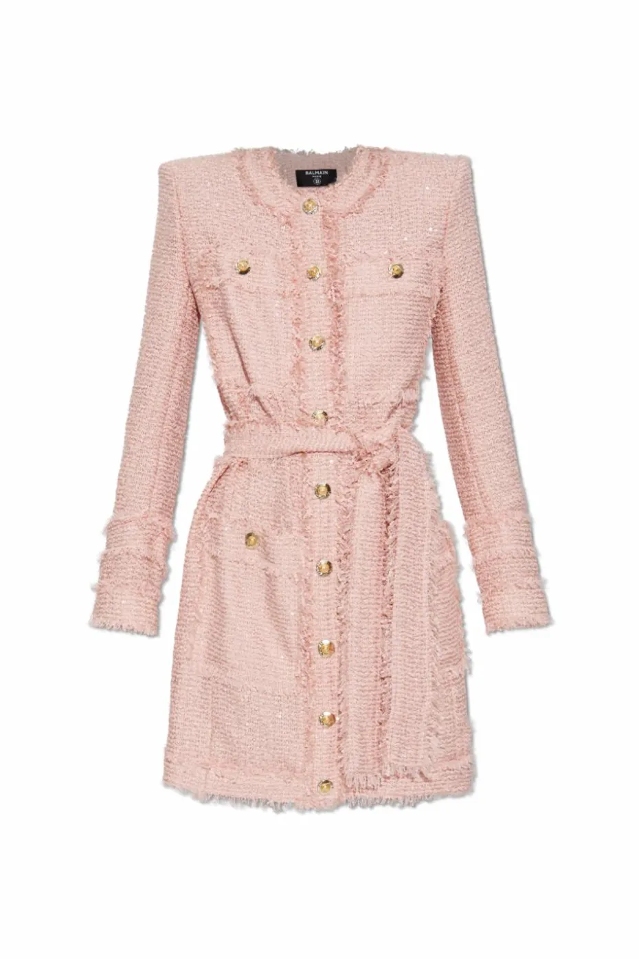 Balmain PINK Sequin dress