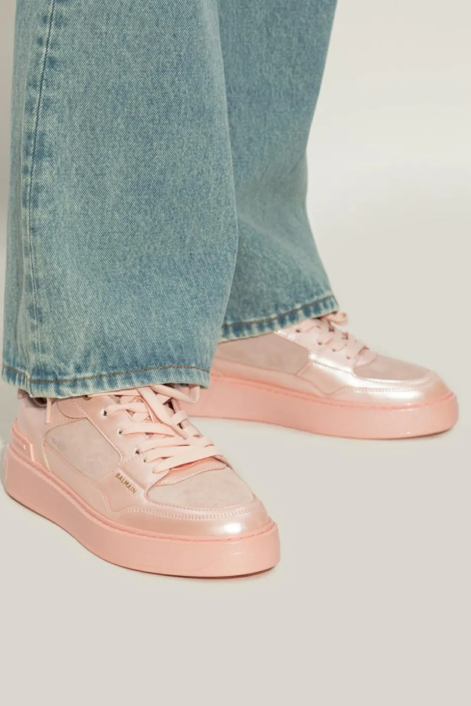 Balmain PINK Sports shoes