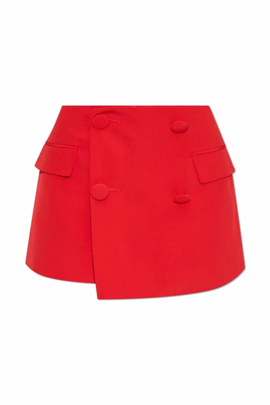Balmain RED Shorts with a pleat