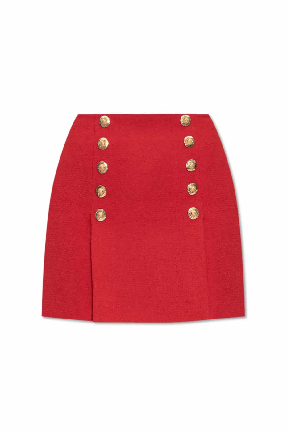 Balmain RED Skirt with buttons