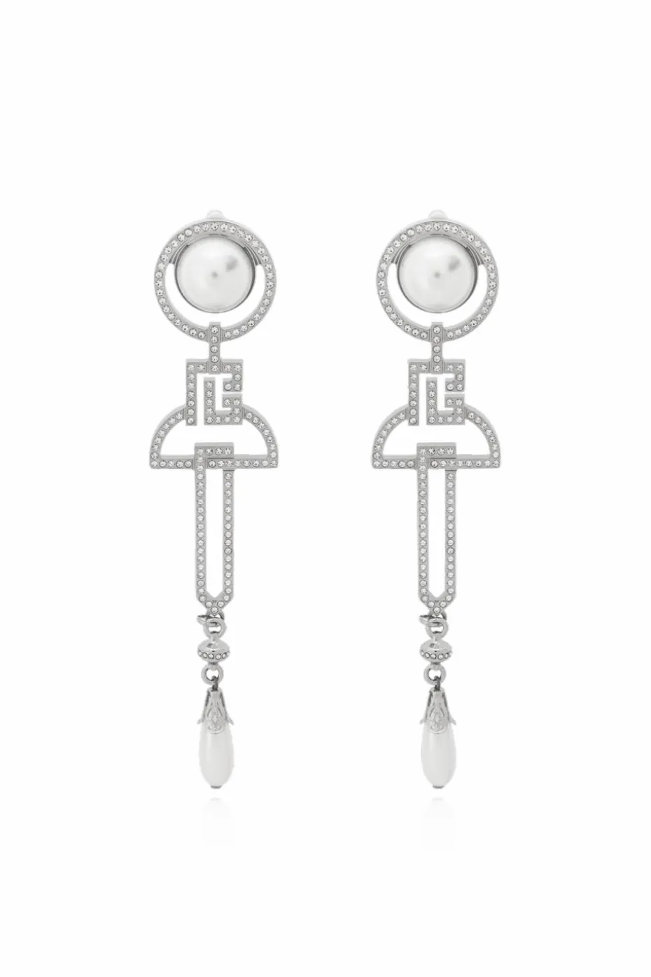 Balmain SILVER Brass clips