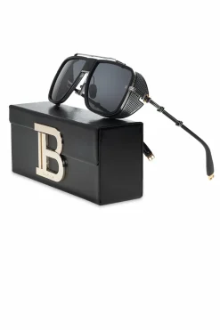 Balmain SILVER Sunglasses with logo