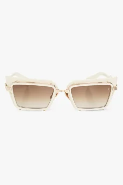 Balmain WHITE ‘Admirable’ sunglasses