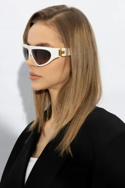 Balmain WHITE ‘B-Escape’ sunglasses