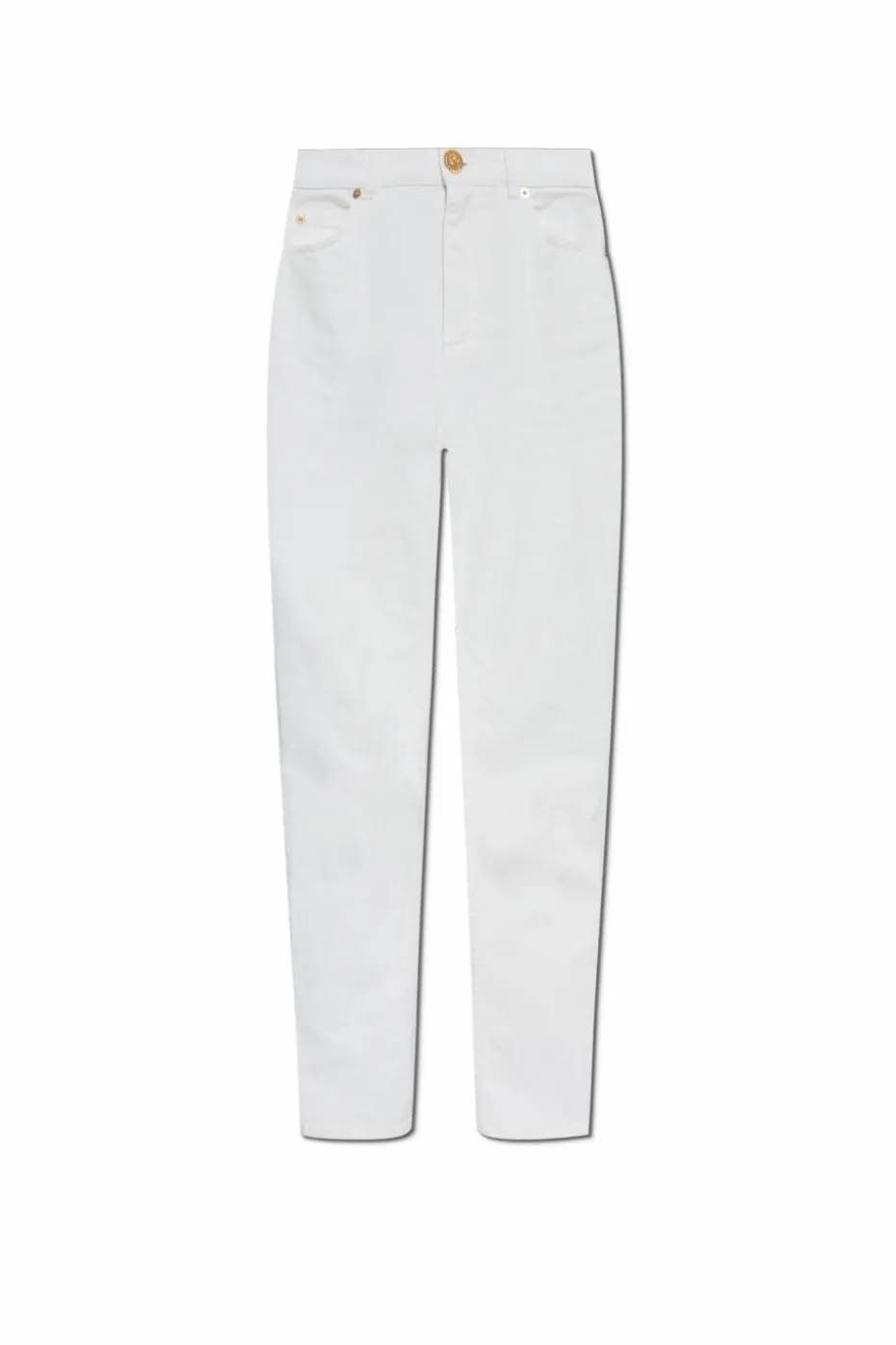Balmain WHITE Jeans with tapered legs