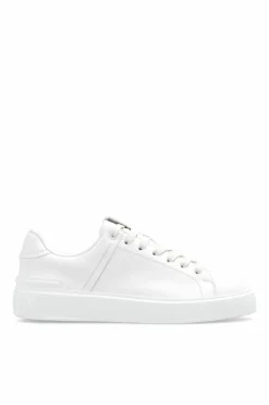 Balmain WHITE Leather sneakers