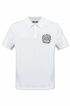 Balmain WHITE Logo polo