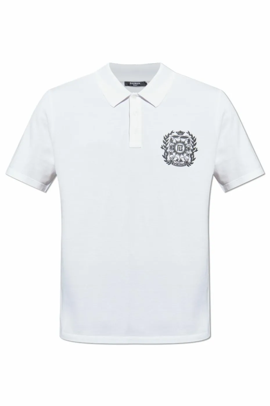 Balmain WHITE Logo polo