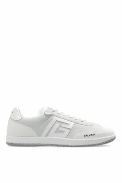 Balmain WHITE Low Top Lace Sneakers