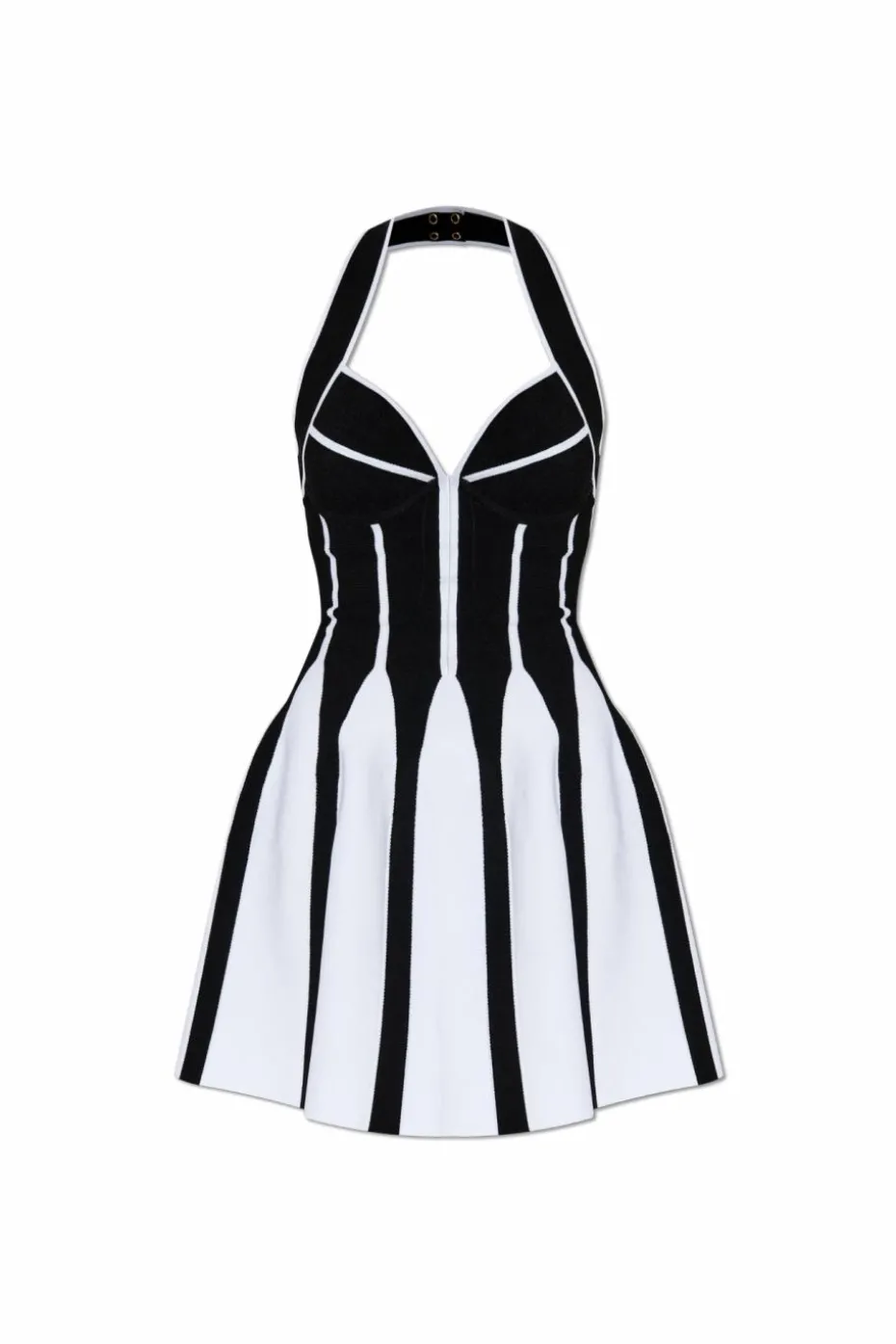 Balmain WHITE Neck Dress