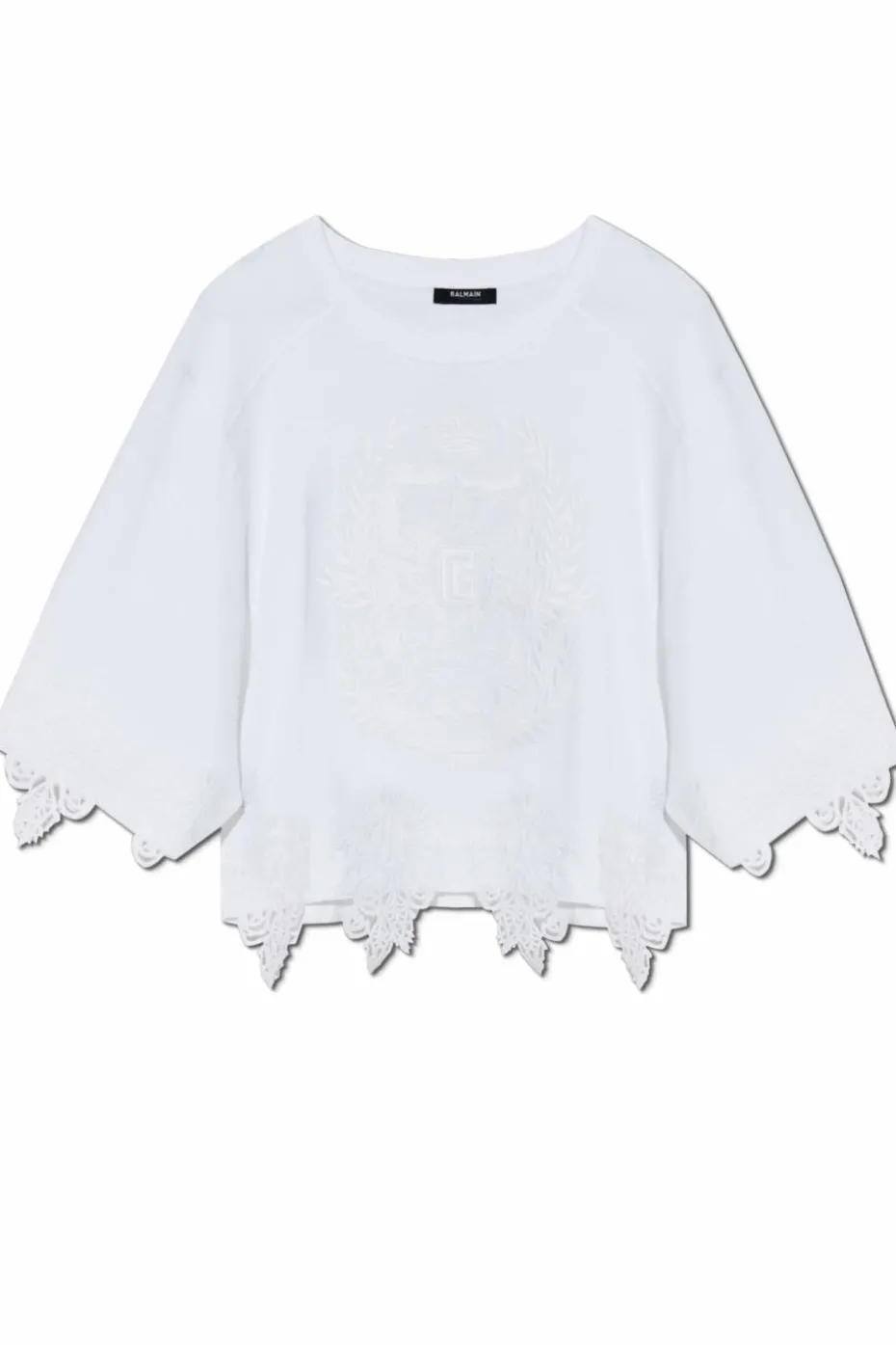 Balmain WHITE Oversize top