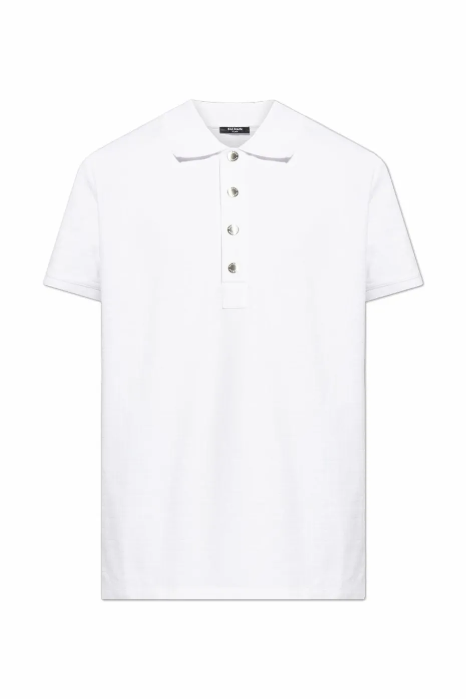 Balmain WHITE Polo with logo