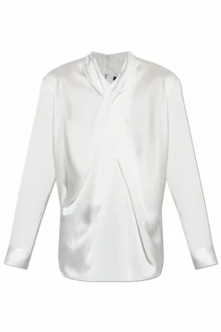 Balmain WHITE Silk shirt