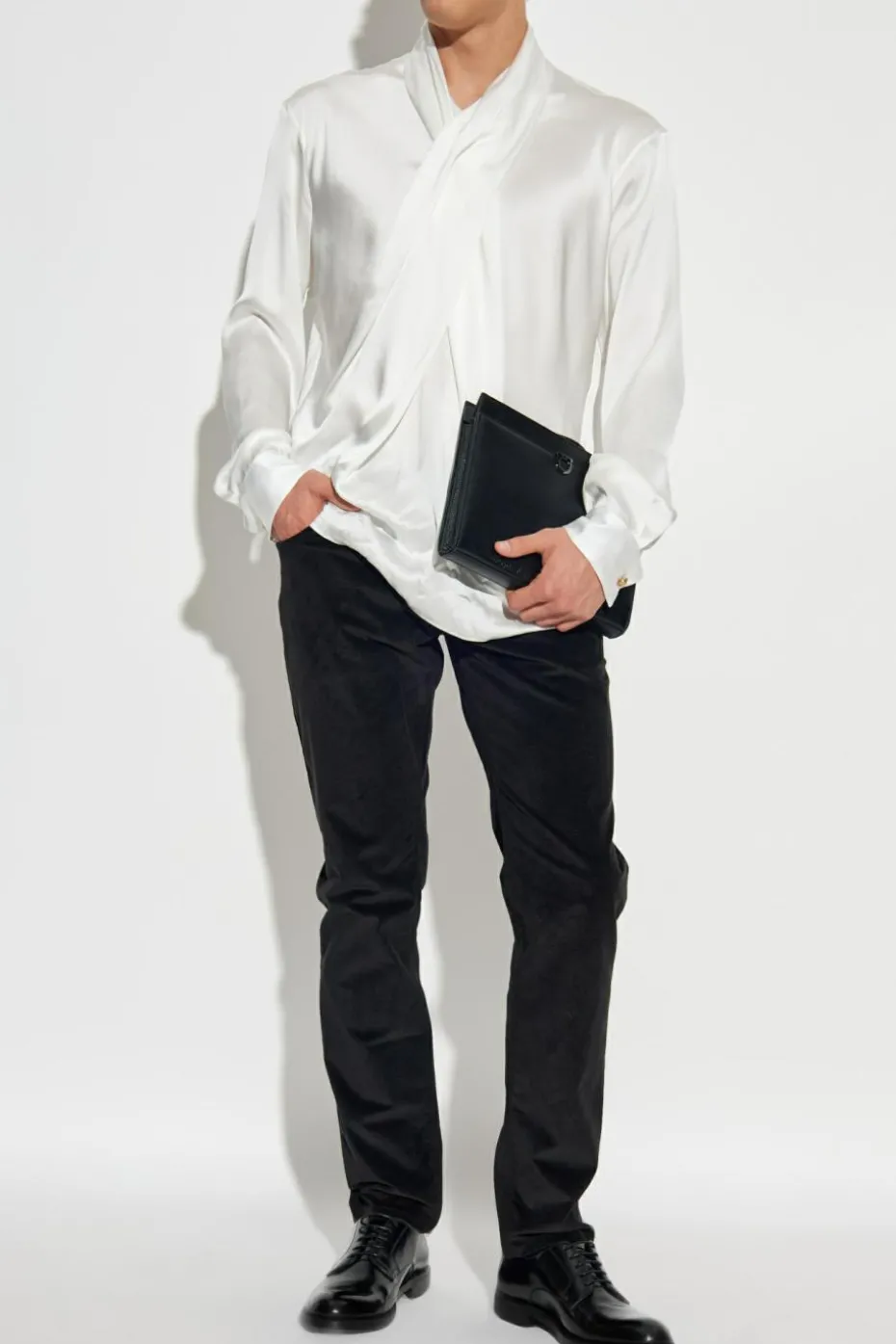Balmain WHITE Silk shirt