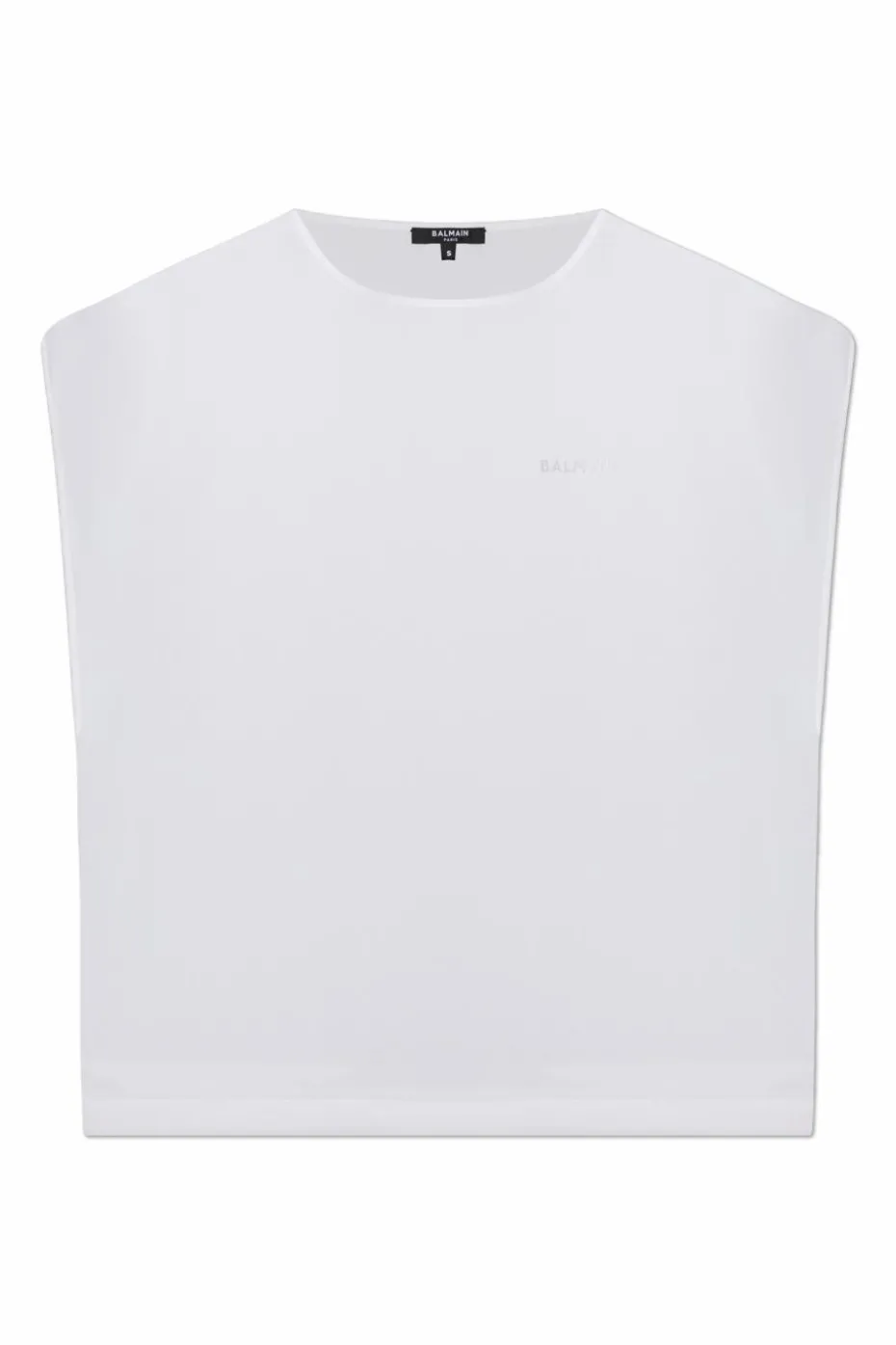 Balmain WHITE Silk top