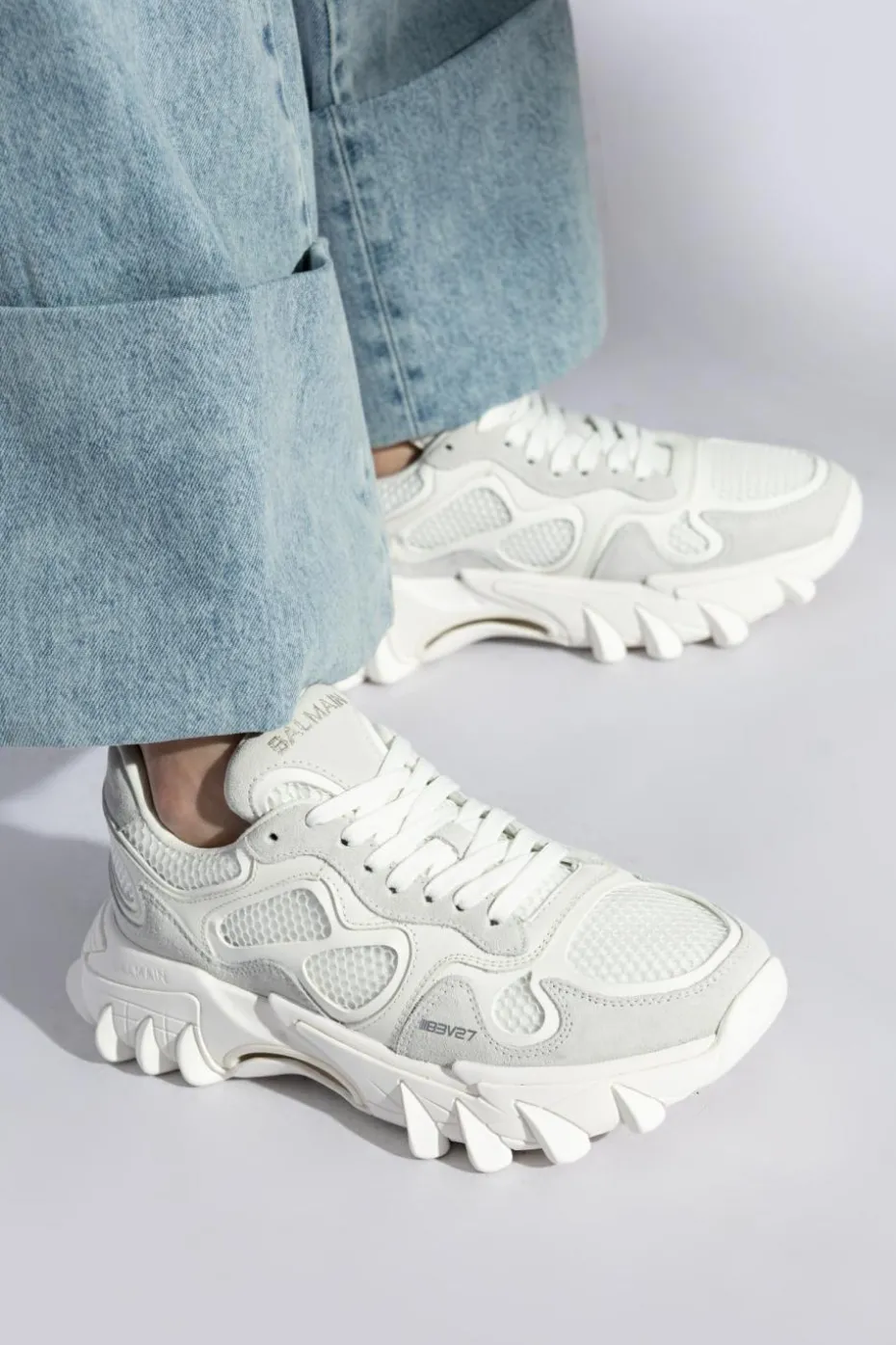 Balmain WHITE Sneakers B-East