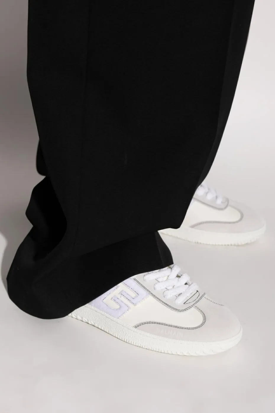 Balmain WHITE Sneakers with logo