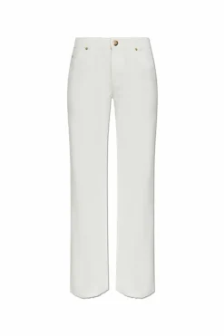 Balmain WHITE Straight-leg jeans