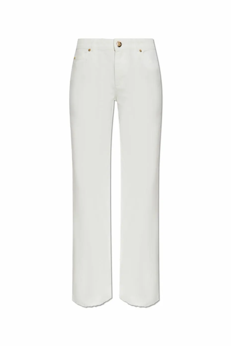 Balmain WHITE Straight-leg jeans