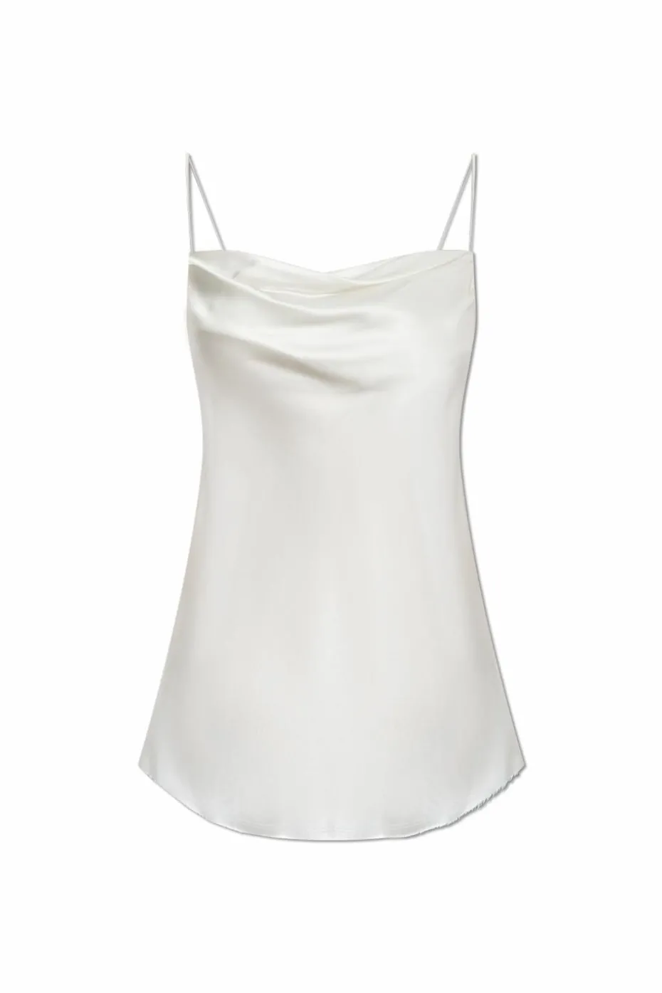 Balmain WHITE Top with raw finish