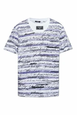 Balmain WHITE T-shirt with print