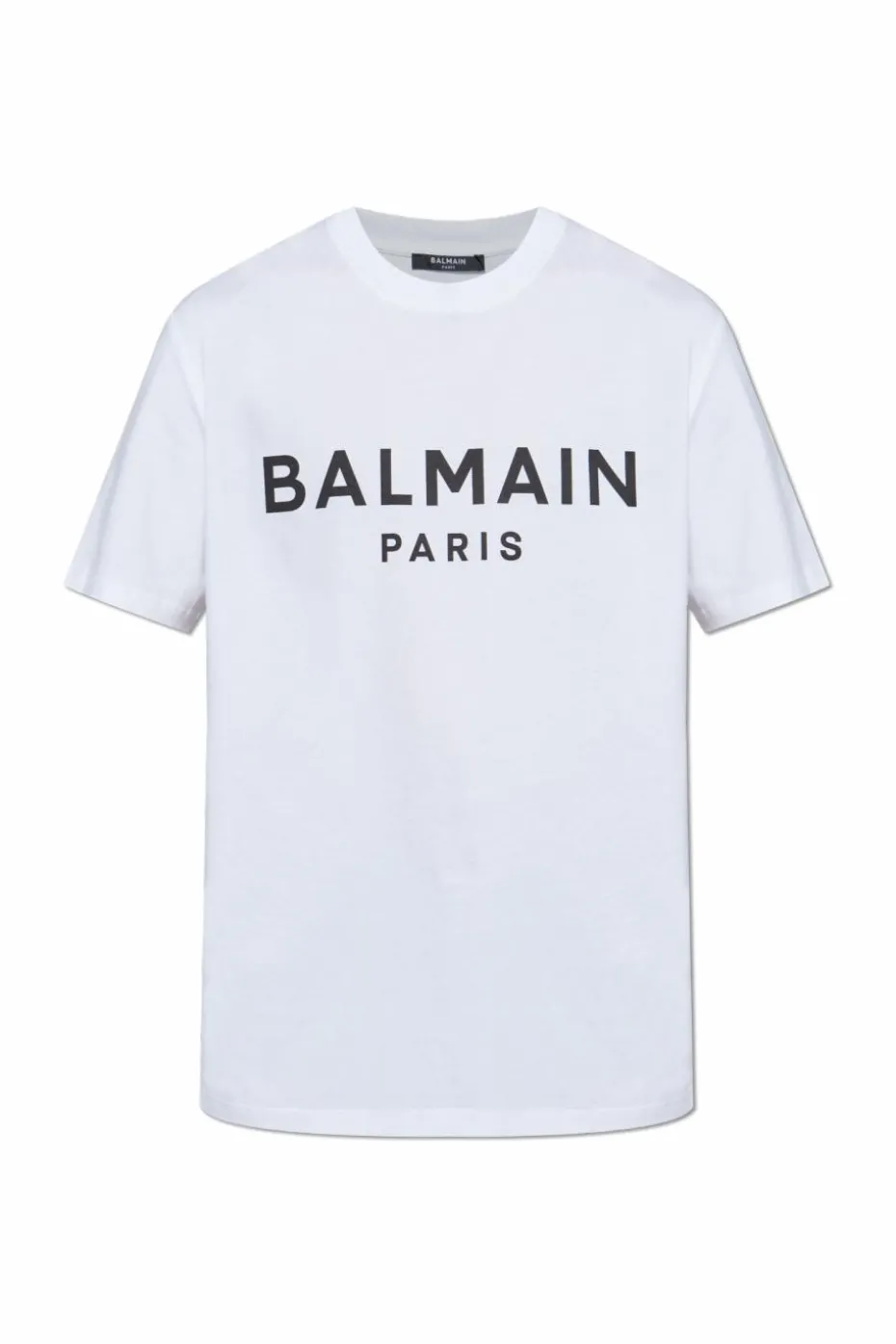 Balmain WHITE T-shirt with printed logo