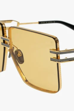 Balmain YELLOW ‘Gendarme’ sunglasses