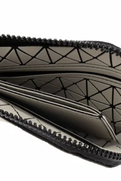 Bao Bao Issey Miyake GREY Wallet with geometric pattern