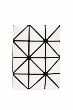 Bao Bao Issey Miyake WHITE Card case with geometrical pattern