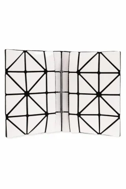 Bao Bao Issey Miyake WHITE Card case with geometrical pattern