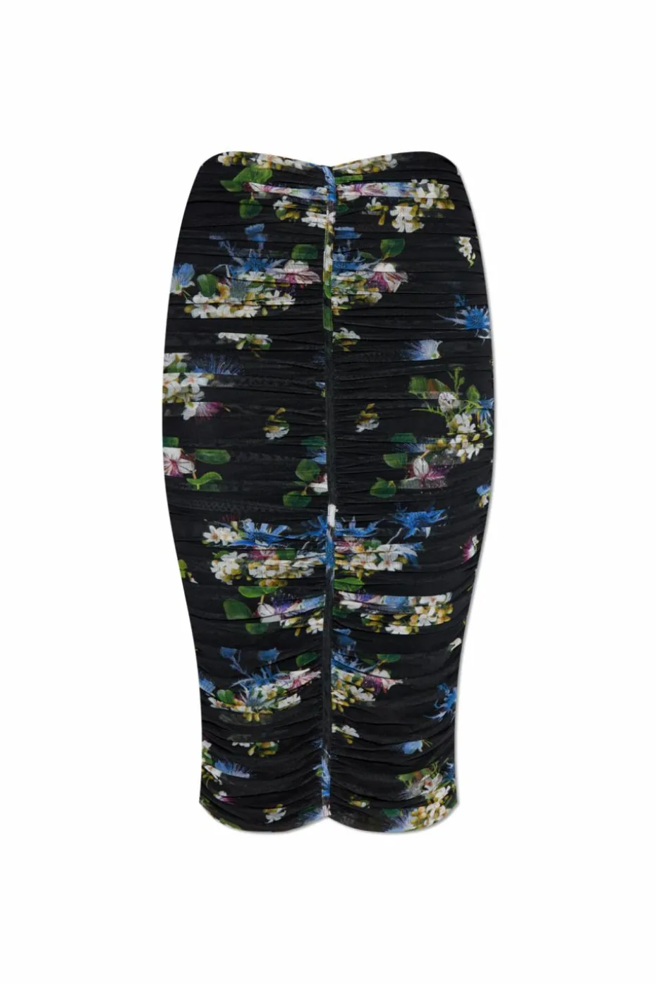 Blumarine BLACK Floral print skirt