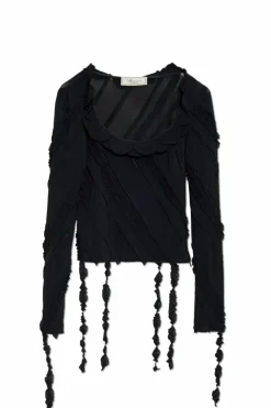 Blumarine BLACK Long-sleeve top