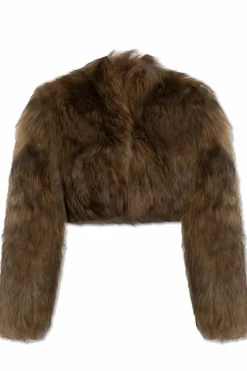 Blumarine BROWN Short fur