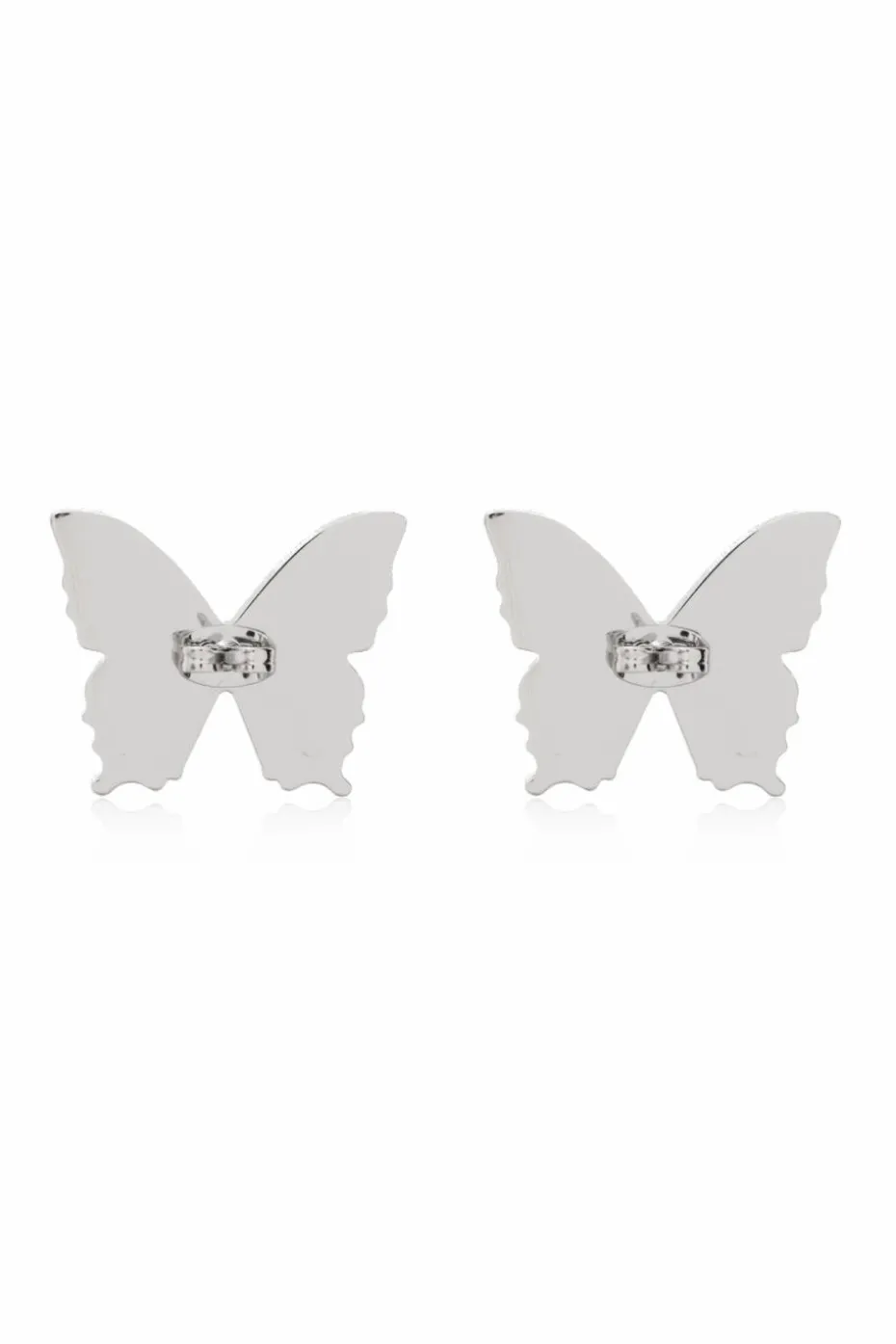 Blumarine SILVER Butterfly-shaped earrings