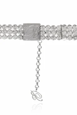 Blumarine SILVER Choker with appliqué