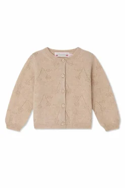 Bonpoint beige Cashmere cardigan